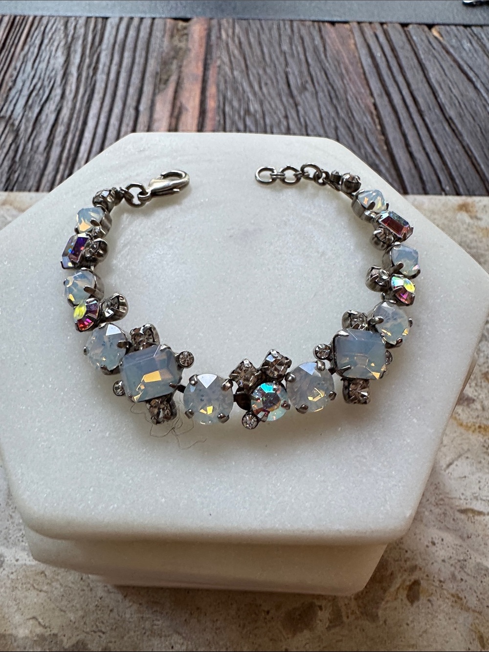 Sorrelli -Opalescent Crystal Cluster Bracelet